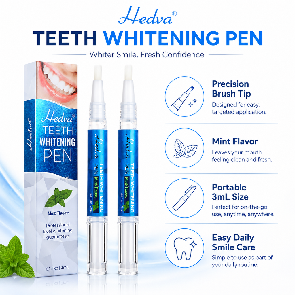 Teeth Whitening Pen – Mint Flavor, 3mL