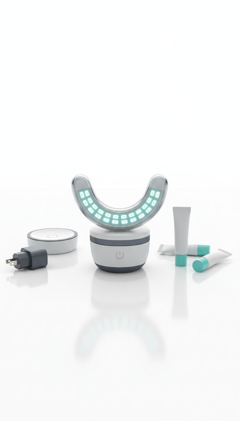 LED accelerator light for rapid whitening